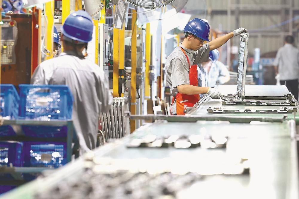 福州市長樂區多家企業搶生產、趕訂單